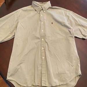 Men’s Ralph Lauren Army Green Shirt. Size XL